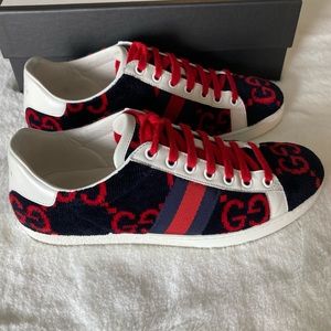 Gucci Velvet GG Ace Sneakers